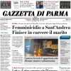 La prima pagina della Gazzetta di Parma: "Sfida in panchina tra Pecchia e D'Aversa"