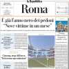 La Repubblica Roma: "Flaminio, Lotito insiste: 'Prima partita nel 2029'. Lazio, caos terzini"