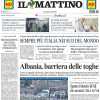 Il Mattino in taglio basso: "Roma-Napoli, sfida tra giganti: Dovbyk contro Lukaku"