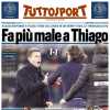 Torino-Juventus finisce in parità, l'apertura di Tuttosport: "Fa più male a Thiago"