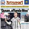 Tuttosport apre con la richiesta dei tifosi juventini a Vlahovic: "Dusan, affonda Mou"