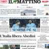 Il Napoli batte il Verona e resta in vetta, Il Mattino in prima pagina: "Sempre più su"