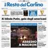 Il Resto del Carlino in prima pagina: "Arnautovic deve arrendersi: niente Austria"