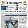 La prima pagina de Il Messaggero: "Immobile non basta, la Lazio va piano"