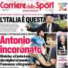 La prima pagina del Corriere dello Sport oggi su Conte: "Antonio incoronato"