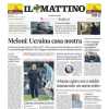La prima pagina de Il Mattino: "Calzona, ricomincio da tre"