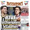 L'apertura in prima pagina di Tuttosport: "Juventus, la Champions e Calafiori"