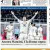 Il Messaggero apre con l’Europa League: “Ancora Mancini. E la Roma sogna”