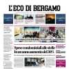 L'Eco di Bergamo: "Atalanta, Europa League ad un passo: ora battere il Monza"