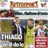 Tuttosport in prima pagina:  "Thiago: 'Ve le do io le sorprese'"