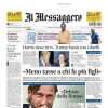 Il Messaggero in prima pagina su Totti: "Deluso dalla Roma, De Rossi parafulmine"