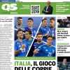 La prima pagina di QS sugli azzurri recita stamattina: "Italia, il gioco delle coppie"