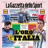 La Gazzetta dello Sport in apertura sul big match tra  Napoli e Juventus: "L'oro d'Italia"