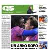QS  oggi in prima pagina sulla Juventus: "Un anno dopo riecco Chiesa"