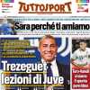 Tuttosport in apertura: "Trezeguet, lezioni di Juventus"