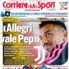 L'apertura del Corriere dello Sport con le parole di Danilo: "Allegri vale Pep"