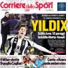 Altra frenata bianconera, la prima pagina del Corriere dello Sport: "Yildix, solita Juve"