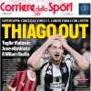 L'apertura del Corriere dello Sport sui bianconeri in Supercoppa: "Thiago out"