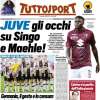 L'apertura di Tuttosport sul mercato bianconero: "Juve, gli occhi su Singo e Maehle"