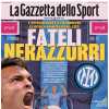 L'apertura de La Gazzetta dello Sport sulla finale di Champions: "Fateli nerazzurri"