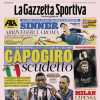 Juve-Inter vale oro, la prima pagina de La Gazzetta dello Sport: "Capogiro Scudetto"