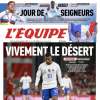 L'Equipe in prima pagina sulla sconfitta della Francia: "Vivamente nel deserto"