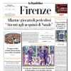 La Repubblica (ed. Firenze) titola: "A Como per rimanere in zona Champions"