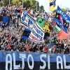 Pisa-Cesena di Coppa Italia in stadio deserto: striscione polemico dei tifosi nerazzurri