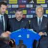 Gravina in conferenza stampa al fianco di Gattuso: "La Nazionale ha bisogno di lui"...