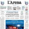 L'Arena in taglio alto di prima pagina: "Hellas, sfida per la salvezza"