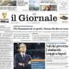 Il Giornale in prima pagina: "Mancini pentito: 'Un errore lasciare la Nazionale'"