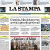 La Stampa in prima pagina sul Torino: "I granata cadono a Roma: Dybala salva Juric"