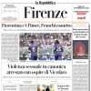 La Repubblica (ed. Firenze) in apertura: "Fiorentina c'è l'Inter, Franchi esaurito"