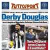 Tuttosport in apertura: "Derby Douglas". La Premier lo chiama, Motta lo rilancia