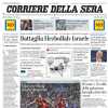 Il Corriere della Sera in apertura: "Milan, è il derby del riscatto"