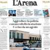 L'Arena in prima pagina: "Hellas in campo, c'è il Monza. Gara da brividi al Bentegodi"