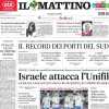 Dal dominio azzurro alla rimonta del Belgio, Il Mattino titola: "Italia double face"