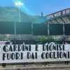 Palermo, continua la contestazione. Altro striscione contro Gardini e Dionisi