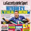 La Gazzetta dello Sport in apertura sulla nazionale: "Retegui c'è, l'Italia meno"