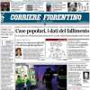 Il Corriere Fiorentino in prima pagina celebra Aquilani: "Principe di coppe"