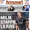 Tuttosport in prima pagina celebra la vittoria bianconera: "Milik stappa la Juve"