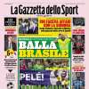 La Gazzetta dello Sport in apertura esalta il successo dei verdeoro: "Balla Brasile"