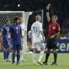 9 luglio 2006, ultima partita a eliminazione diretta dell'Italia ai Mondiali. Con testata di Zidane