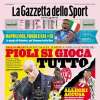 La prima pagina de La Gazzetta dello Sport sulla crisi del Milan: "Pioli si gioca tutto"