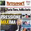 L'apertura di Tuttosport su Napoli-Juventus di questa sera: "Pressione Maxima"