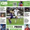 La prima pagina di QS: "Inter, prove di aggancio. Abraham-Joao, la Roma è fuori"