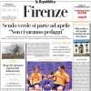 Repubblica (ed. Firenze) apre: "Fiorentina, abbraccio a Bove al Viola Park"