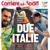 L'apertura del Corriere dello Sport sugli Azzurri e Sinner: "Due Italie"