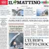 La prima pagina de Il Mattino è sul Napoli: "Aspettando Conte, l'atto d'amore di Spalletti"