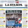 L'apertura de La Stampa: ""Italia felice""